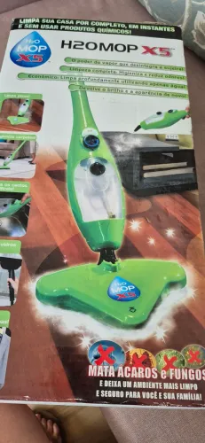 Mop H2O X5, (estilo vaporeto) 5 em 1 - multiuso com limpador portátil