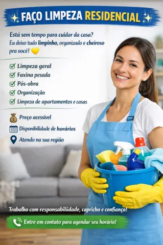 Limpeza residencial 