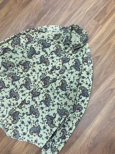 Camisa vintage de veludo