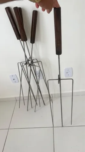 Espeto de galeto ou churrasqueira