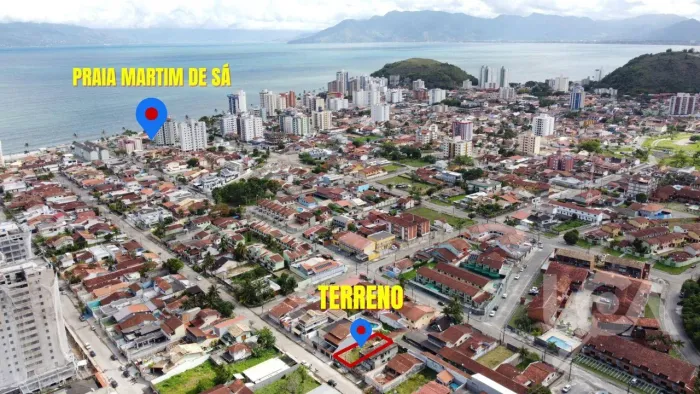 Terreno à venda, 250 m² por R$ 320.000,00 - Martim de Sá - Caraguatatuba/SP