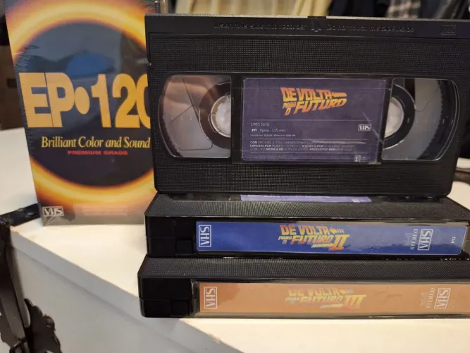 3 Fitas VHS Trilogia De volta para o futuro 