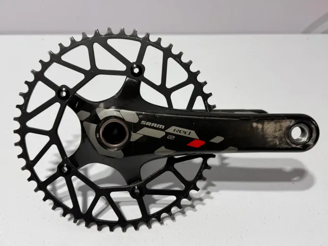 PEDIVELA SRAM RED 22 CARBONO SINGLE COROA 50 SEMI-NOVO
