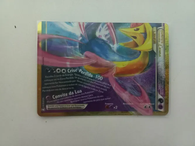Carta pokemon Darkrai & Cresselia LENDA (100/30) edição 30 anos