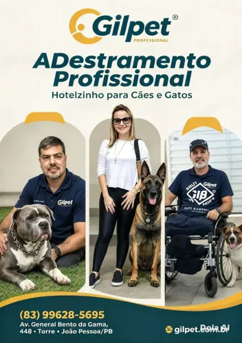 Adestramento de cães e pet shop 