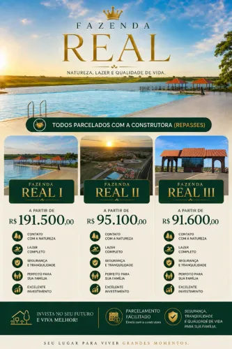 Fazenda Real 1, 2 ou 3 - temos a opções que você merece