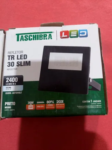 REFLETOR TR LED 30 SLIM TASCHIBRA 