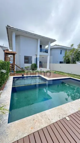 Casa para Locação em Lauro de Freitas, Buraquinho, 4 dormitórios, 2 suítes, 4 banheiros, 2