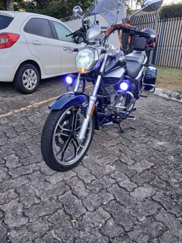 Master Ride Azul 2025, acessórios: farois milha/led parabrisa bagageiro faça sua proposta 
