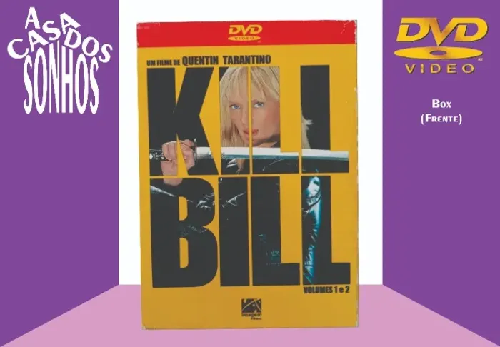 Box DVD Kill Bill 1 e 2 - A Saga da Noiva Completo