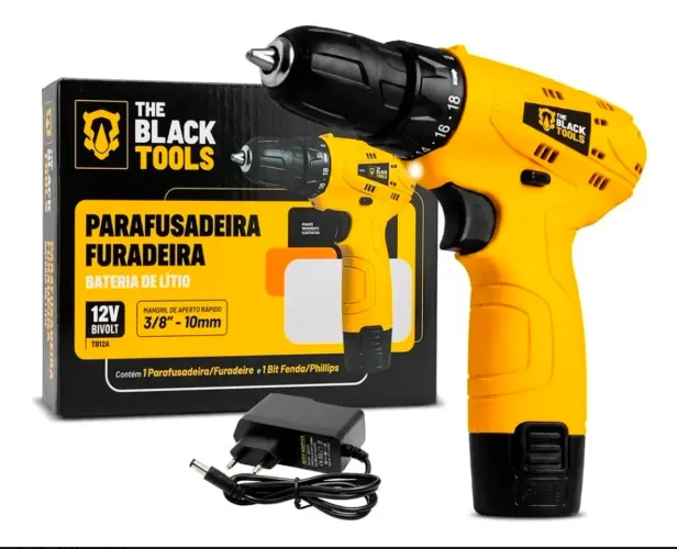 Parafusadeira Furadeira The Black Tools