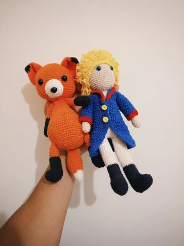 Amigurumi conjunto Pequeno Príncipe