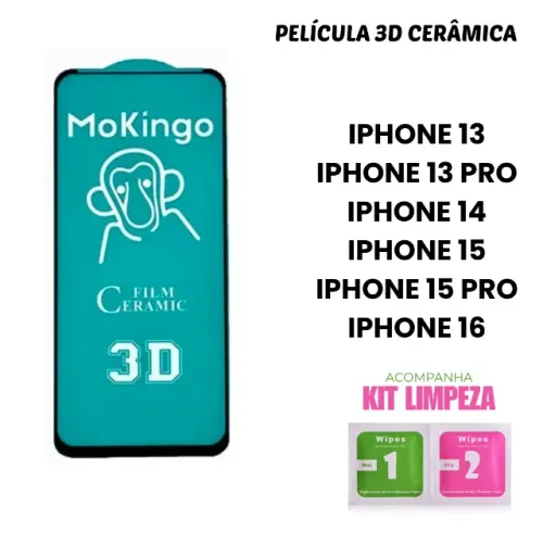 Película 3D Cerâmica para iPhone