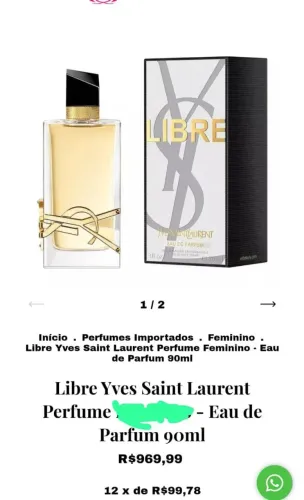 Perfume importado