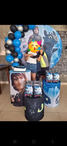 Decoração Como treinar o seu dragão 