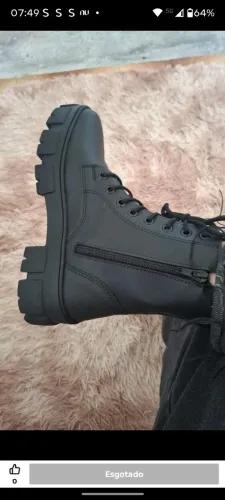 Bota Coturno Tratorada