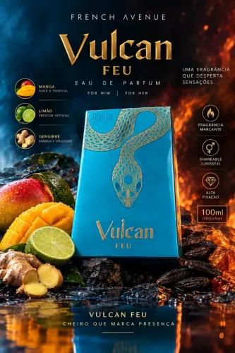 Perfume árabe Vulcan feu original
