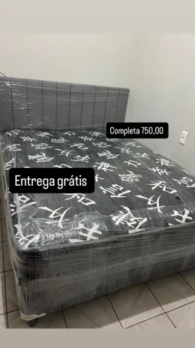 CAMA DE MOLAS COM CABECEIRA 9