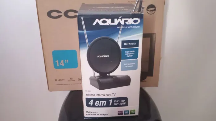 TV AOC 14" com antena grátis 