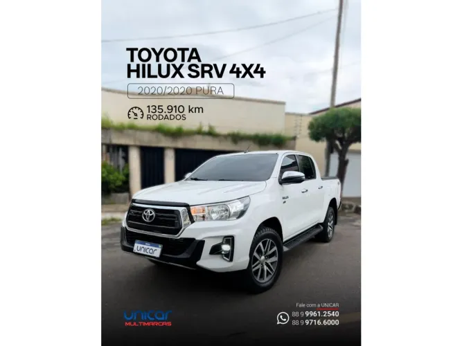 Toyota Hilux CD SRV 4X4 2.7 Flex 16V Aut. 2020