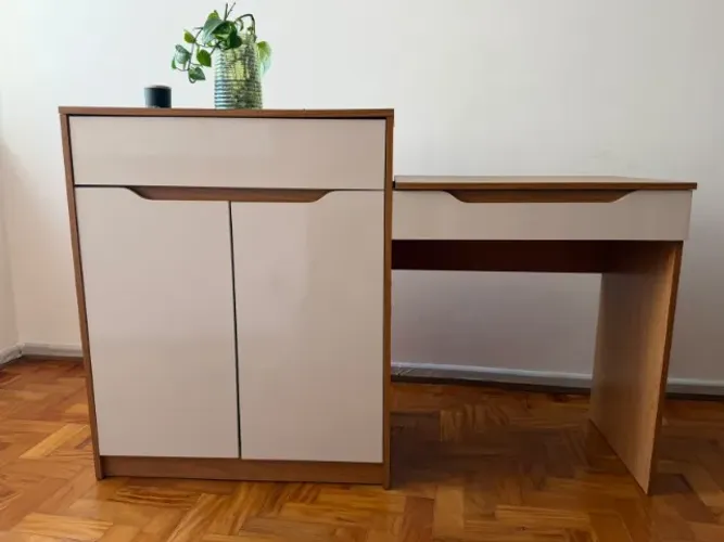 Escrivaninha Multiuso com espelho - Home Office