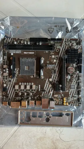 Placa-Mãe MSI A520M-A PRO, AMD AM4, mATX, DDR4, Preto - A520M-A PRO