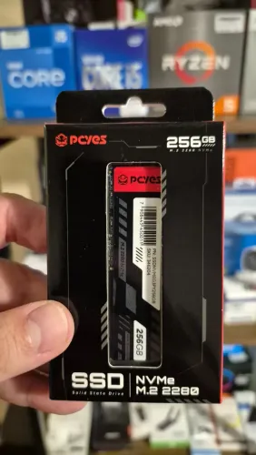 SSD 256GB, M.2, Pcyes, novo, lacrado, com garantia de 1 ano!