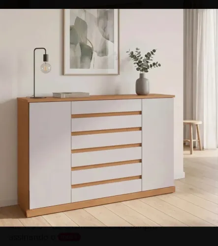 Cômoda 2 Portas 7 Gavetas 3 Prateleiras Vedra Bjwt