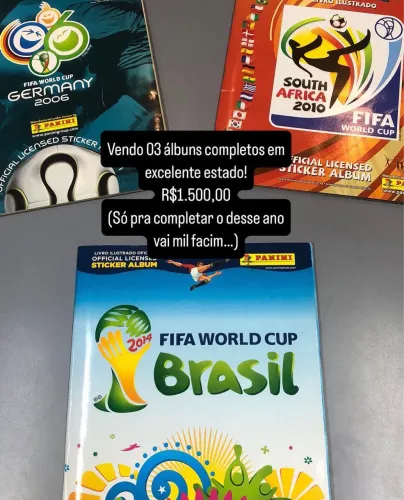 Álbuns da Copa do Mundo (2006, 2010 e 2014)