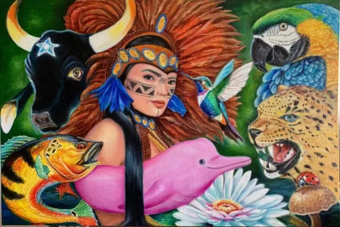 Quadro-Pintura óleo sobre tela