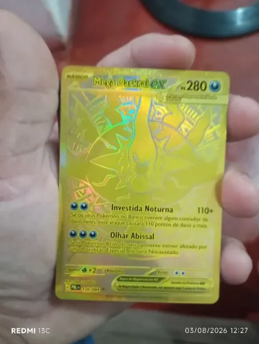 Carta pokémon Mega Darkrai ex