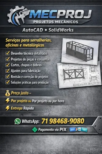Projetista, cadista, desenhista 