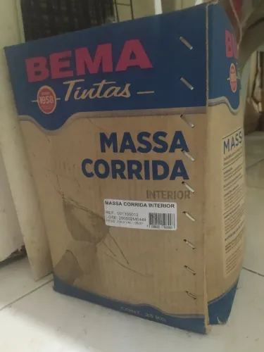 Massa Corrida BEMA 25 KG na caixa 
