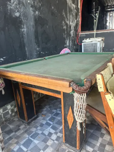 Mesa de sinuca para reforma