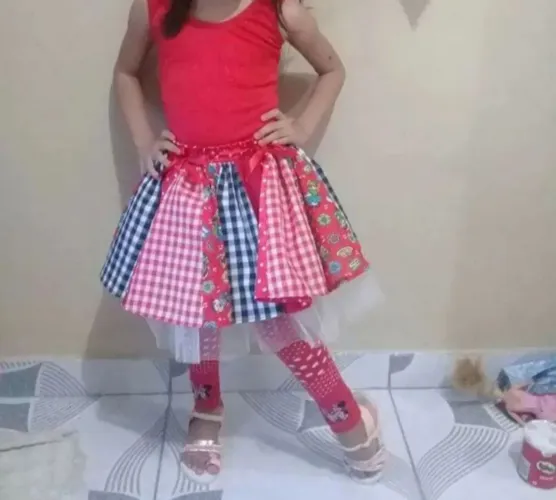 Conjunto festa junina menina
