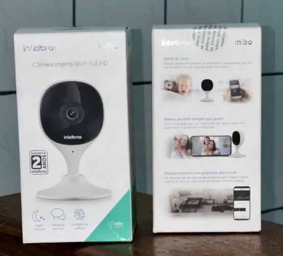 Câmera de Segurança Wi-Fi Intelbras IMX C - Segurança e Monitoramento na Palma da Sua Mão!