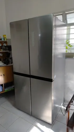 Geladeira Philco 482L French Door Inox
