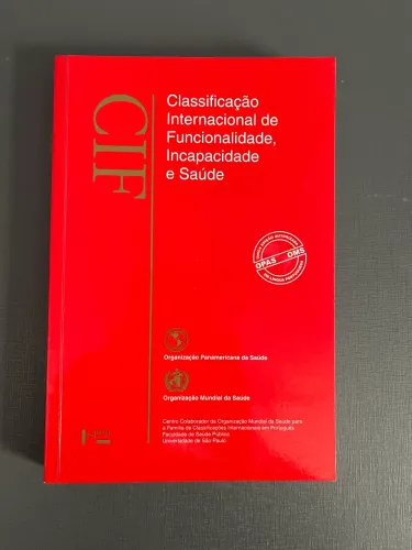 Livro CIF Classificação Internacional de Funcionalidade, Incapacidade e Saúde 