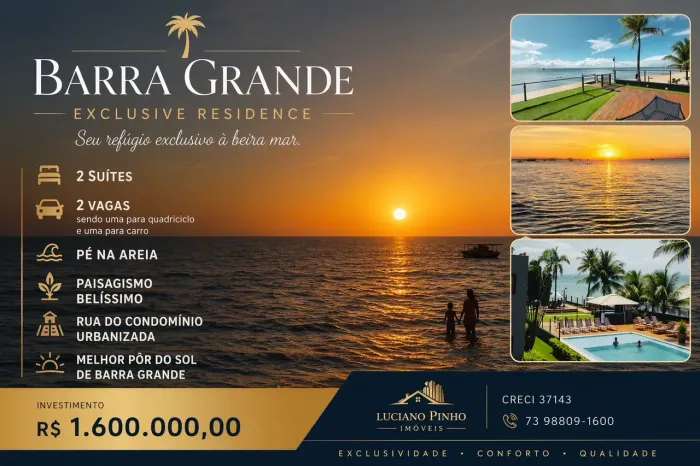 ? BARRA GRANDE - EXCLUSIVE RESIDENCE | SEU REFÚGIO À BEIRA-MAR