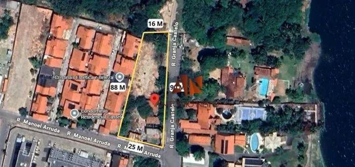 Terreno à venda, 1892 m² por R$ 1.130.000,00 - Messejana - Fortaleza/CE