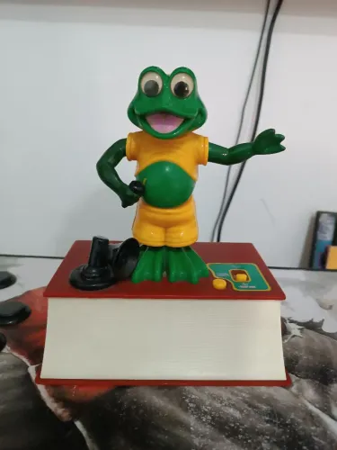 Dancing Frog anos 80. Funcionando perfeitamente item raro . Ideal para colecionadores.