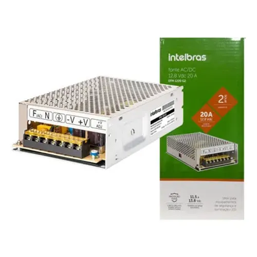 Fonte Chaveada 20A Intelbras Nova !