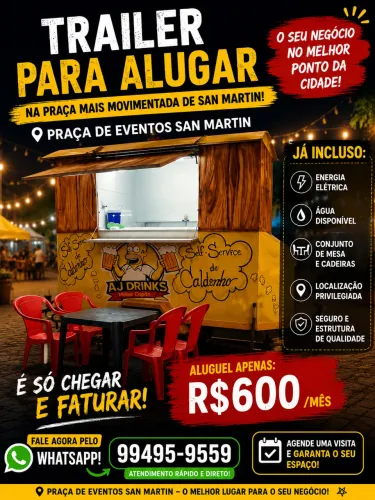 Trailer para alugar