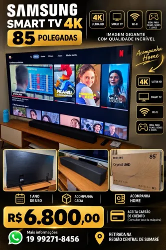 TV SAMSUNG 85 4k