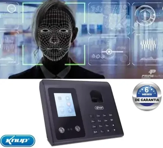 Relógio de Ponto Digital Knup RE1032 - Biometria e Senha