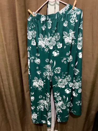 Calça verde florida 1xl da shein