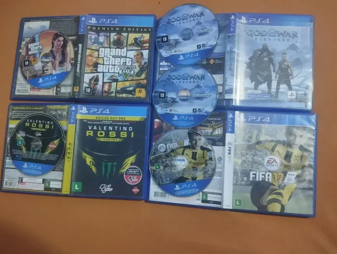  4 jogos de PS4 