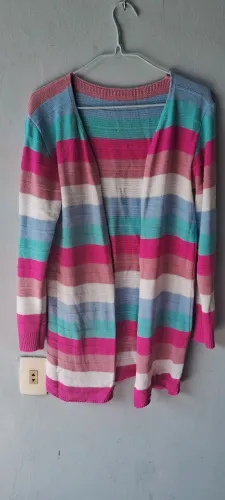 Cardigan listrado