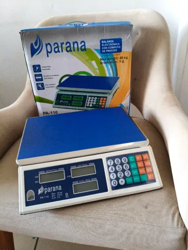 Balança Digital 40 kg - Recarregável e Fácil! ?*<br>- Capacidade de 40 kg e precisão de 1g