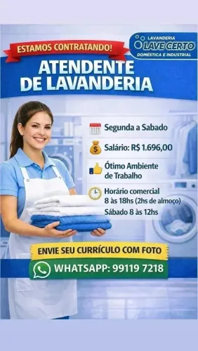 Atendente de Lavanderia 